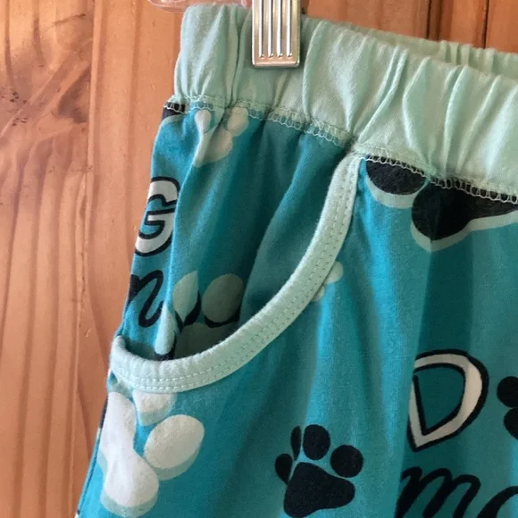 Women Lazy One green Dog mom pajama lounge pants - size M - Picture 3 of 7